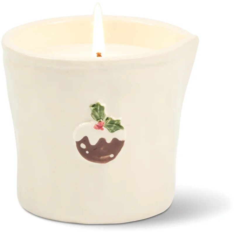 Paddywax Bistro Christmas Pudding lumânare parfumată din ceramică 226 g