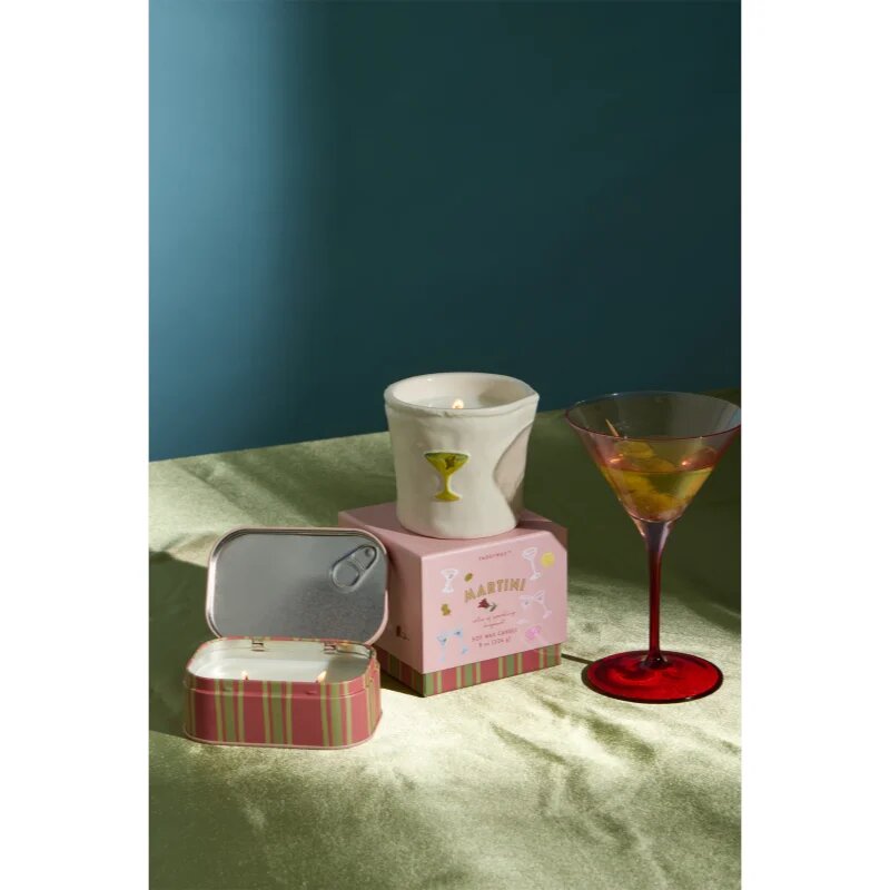 Paddywax Bistro Tin Martini lumânare parfumată în placă 127 g