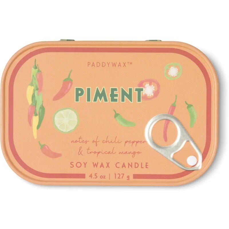 Paddywax Bistro Tin Piment lumânare parfumată în placă 127 g