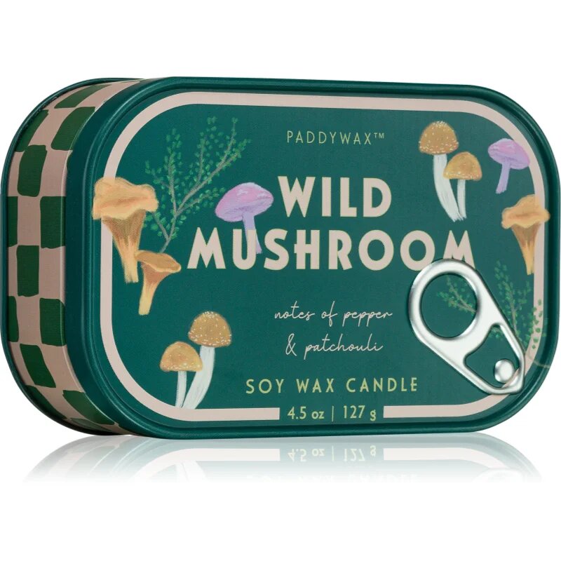 Paddywax Bistro Tin Wild Mushroom lumânare parfumată în placă 127 g