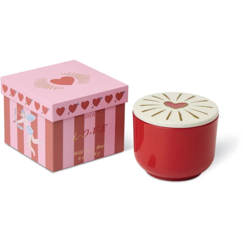 Paddywax Charmed Wild Fig & Rose lumânare parfumată cu capac 226 g