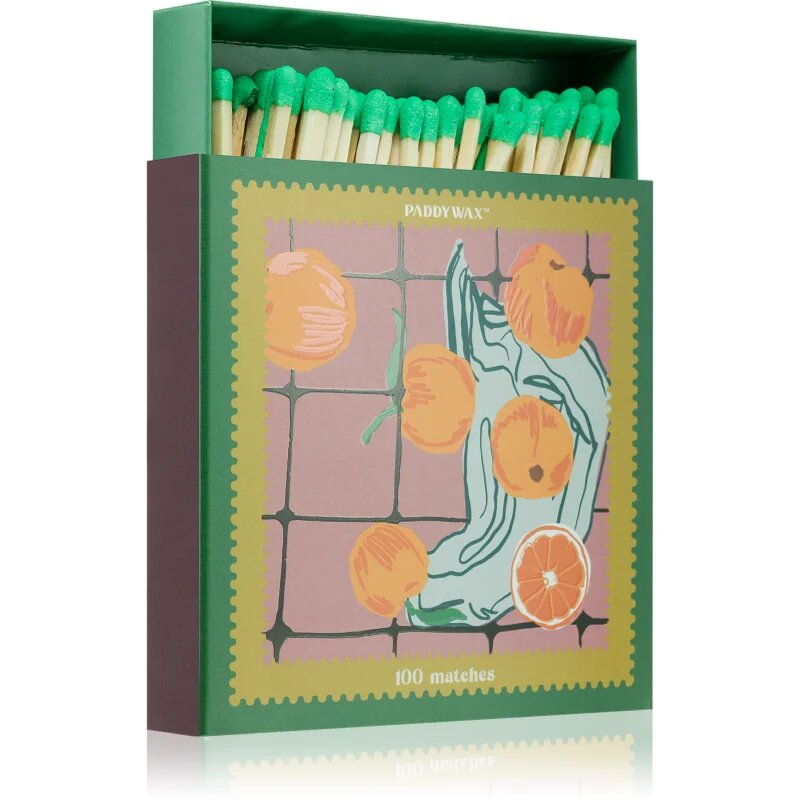 Paddywax Jumbo Boxed Oranges chibrituri 100 ks 1 buc