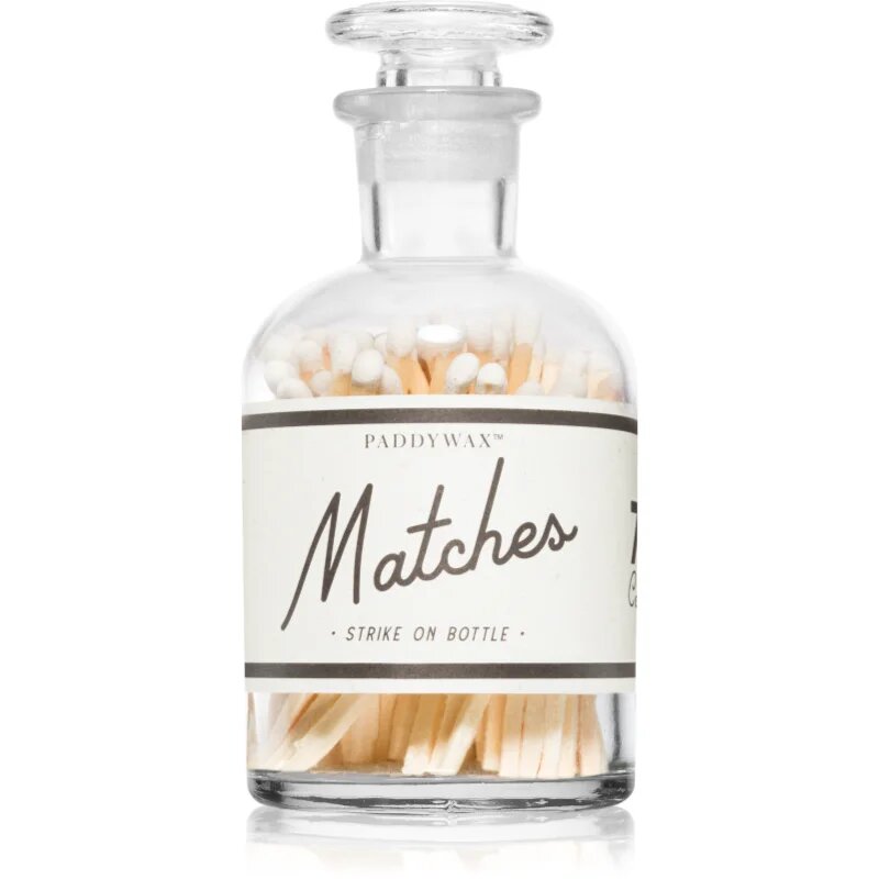 Paddywax Matches White Glass chibrituri 75 buc