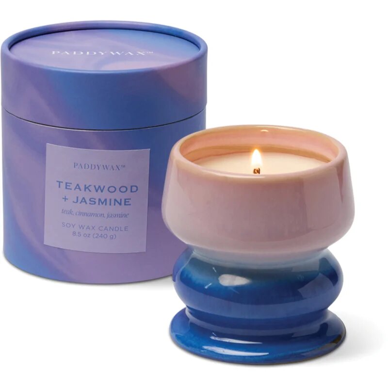 Paddywax Melt Teakwood & Jasmine lumânare parfumată din ceramică 240 g