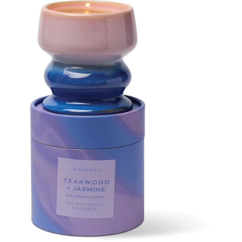 Paddywax Melt Teakwood & Jasmine lumânare parfumată din ceramică 240 g
