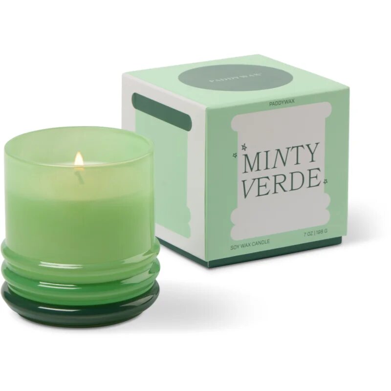 Paddywax Minty Verde lumânare parfumată cu capac 198 g