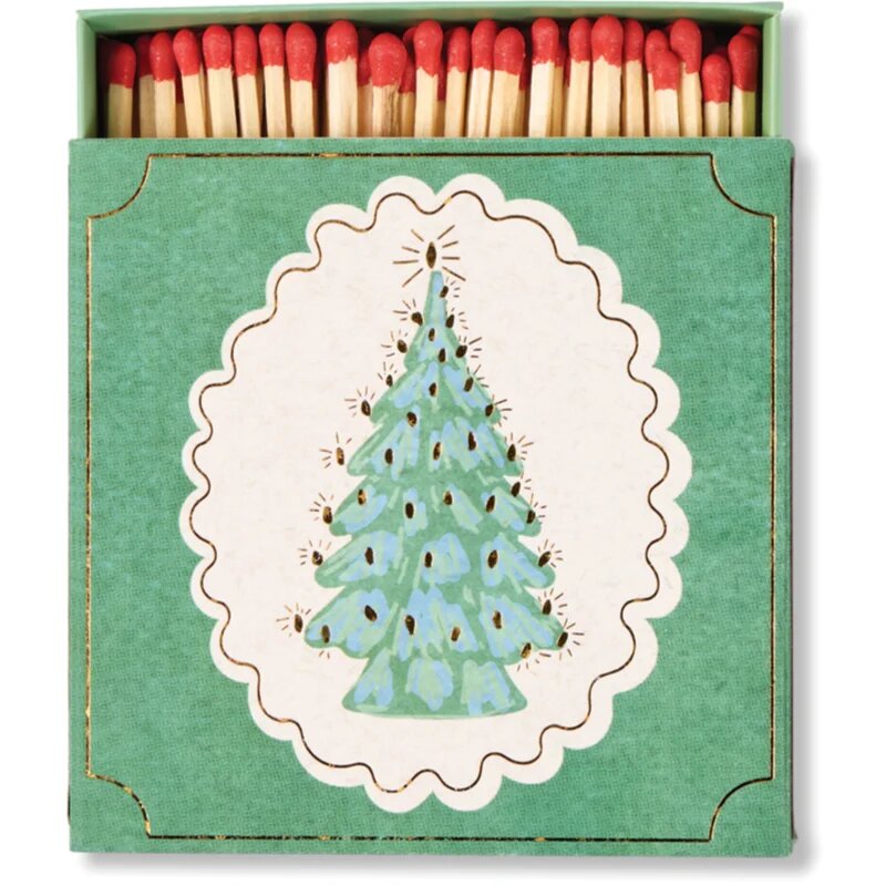 Paddywax Square Christmas Tree chibrituri 125 buc