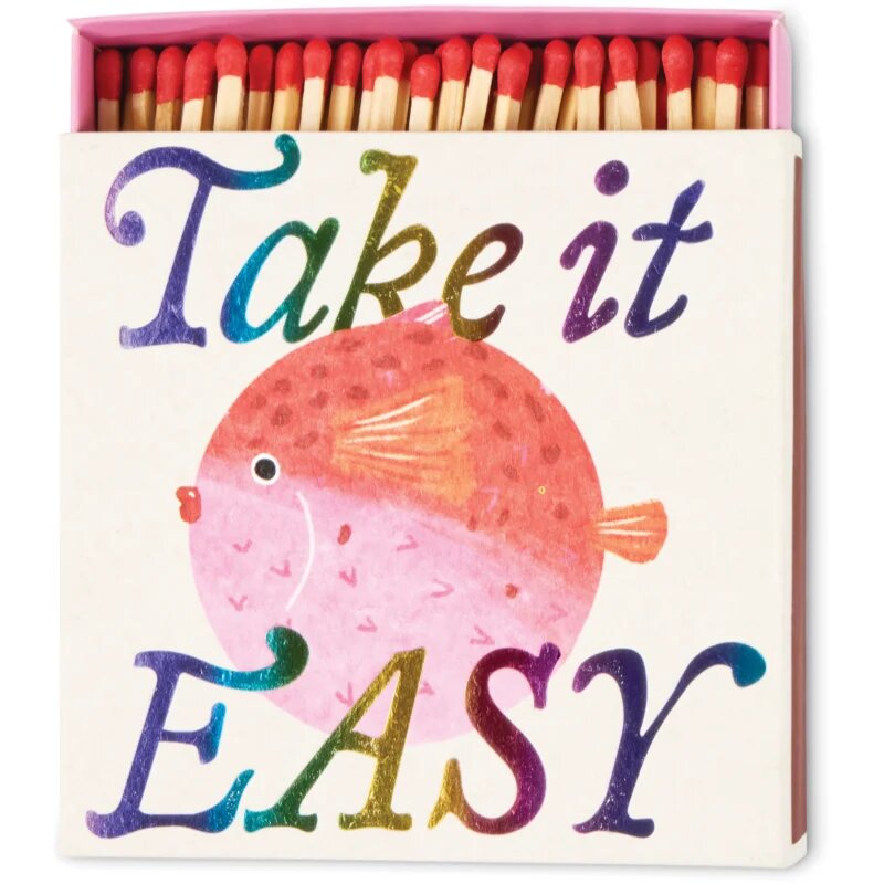 Paddywax Square Take it Easy Puffer Fish chibrituri 125 buc