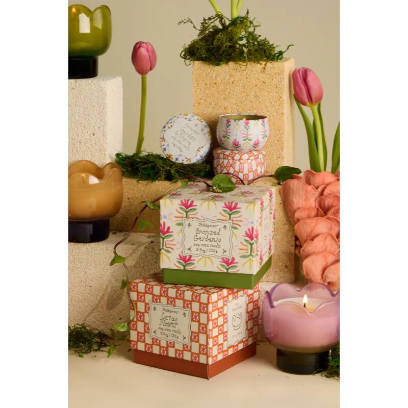 Paddywax Tulip Bronzed Gardenia lumânare parfumată 155 g