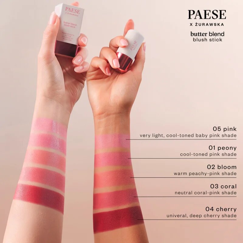 Paese Butter Blend Blush Stick blush stick culoare 05 Pink 6 g