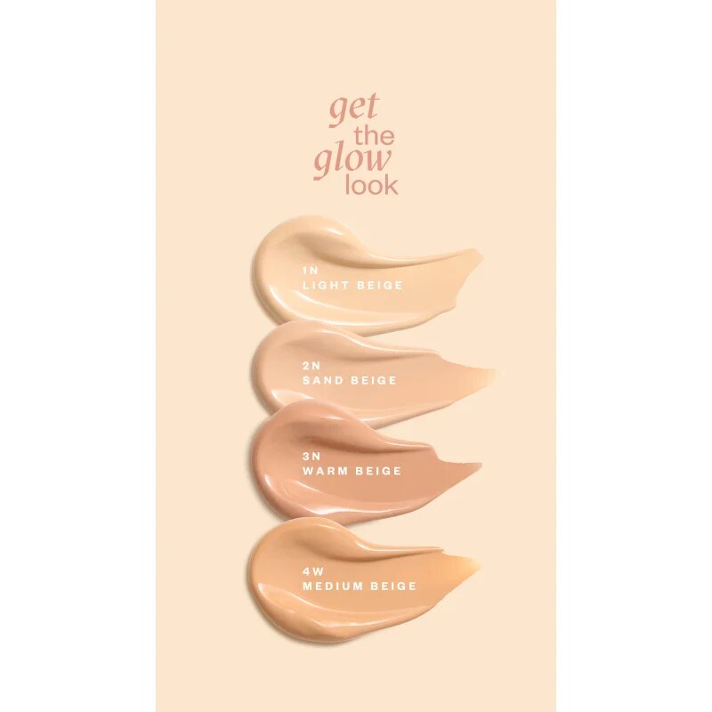 Paese Get The Glow Look Illuminating Foundation Machiaj usor cu efect de luminozitate SPF 20 culoare 2N Sand Beige 30 ml