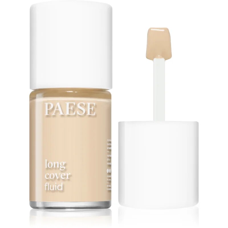Paese Long Cover Fluid Foundation fond de ten lichid culoare 01 Light Beige 30 ml