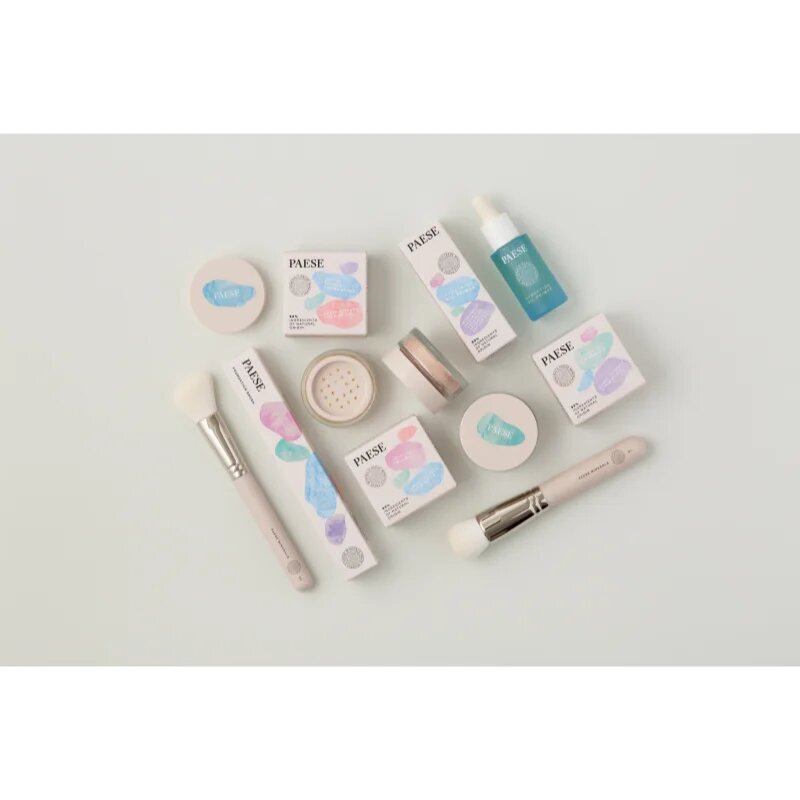 Paese Mineral Line Matte pudra pentru make up cu minerale mat culoare 100N light beige 7 g