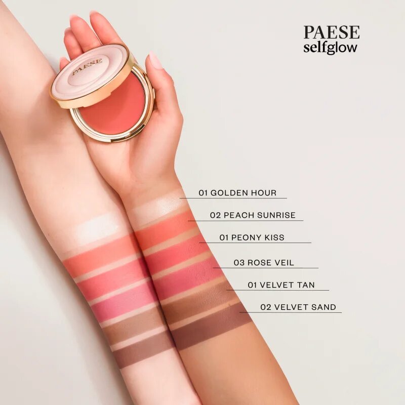 Paese Self Glow Bronzer crema Bronzantã culoare 02 velvet sand 8 g