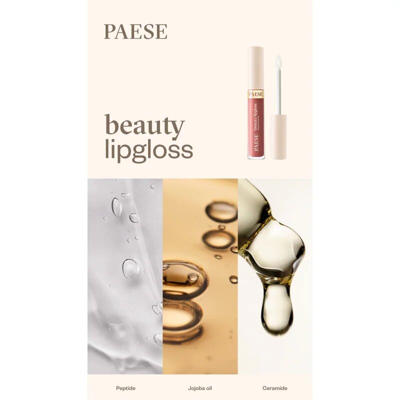 Paese Tasty Lips Beauty Lipgloss lip gloss culoare 15 raspberry cream 4.5 ml