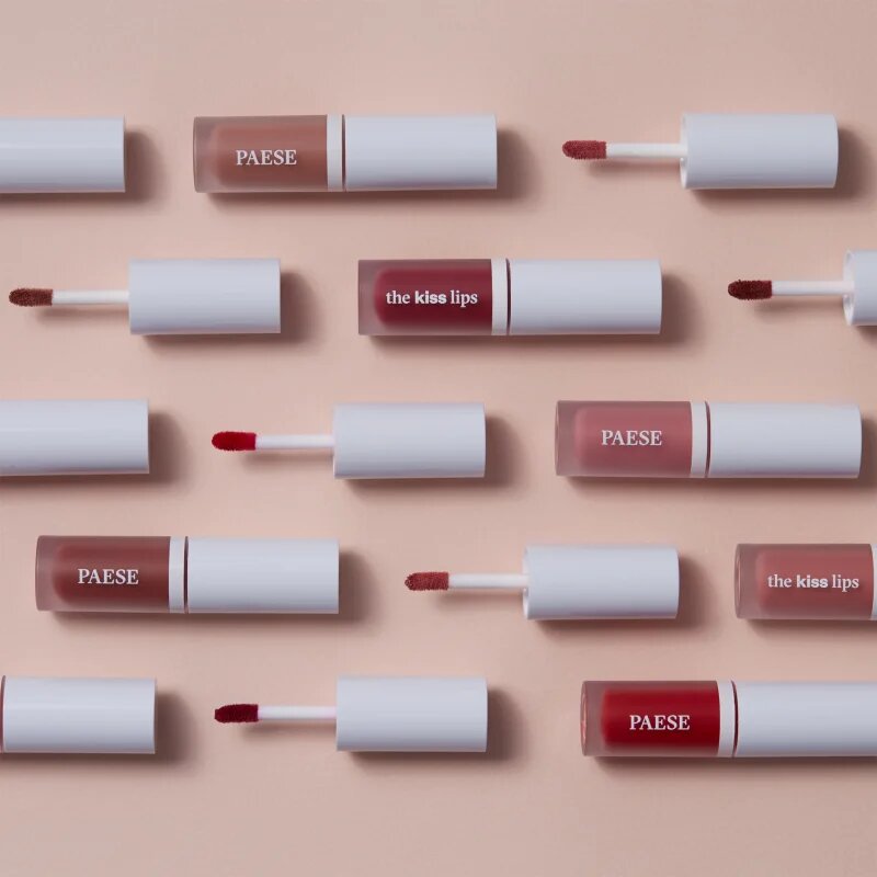 Paese The Kiss Lips Liquid Lipstick ruj lichid mat culoare 01 Nude Beige 34 ml