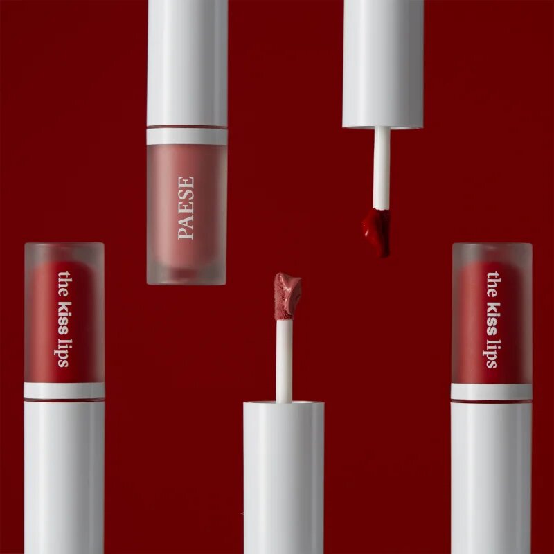Paese The Kiss Lips Liquid Lipstick ruj lichid mat culoare 01 Nude Beige 34 ml