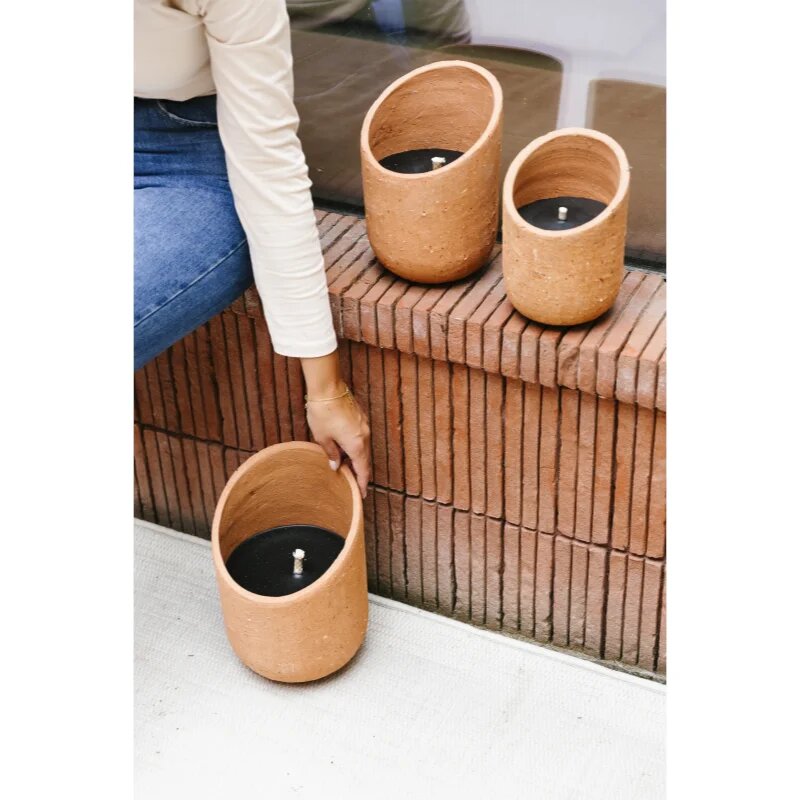 PAJU Rust Sand lumânare pentru exterior 18x25 cm 1 buc