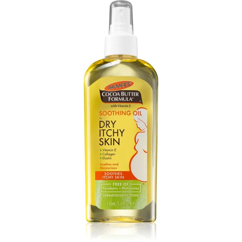 Palmer’s Cocoa Butter Formula Stretch Marks & Scars ulei de corp calmant pentru piele uscata actionand impotriva senzatiei de mancarime 150 ml