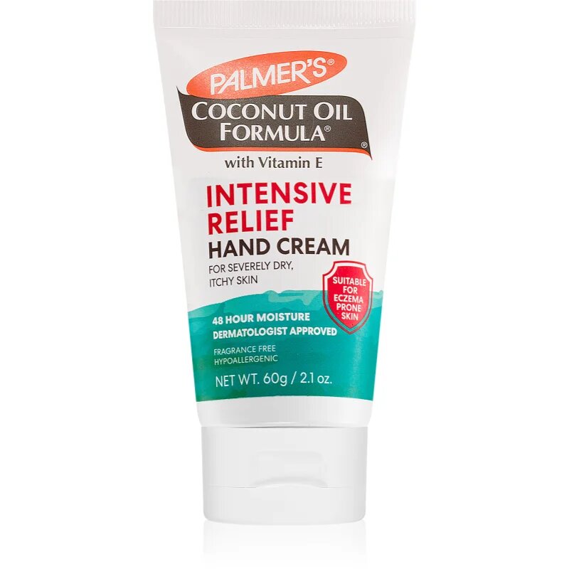 Palmer’s Coconut Oil Formula Intensive Relief crema de maini hidratanta pentru piele uscată cu tendință la eczeme 60 g