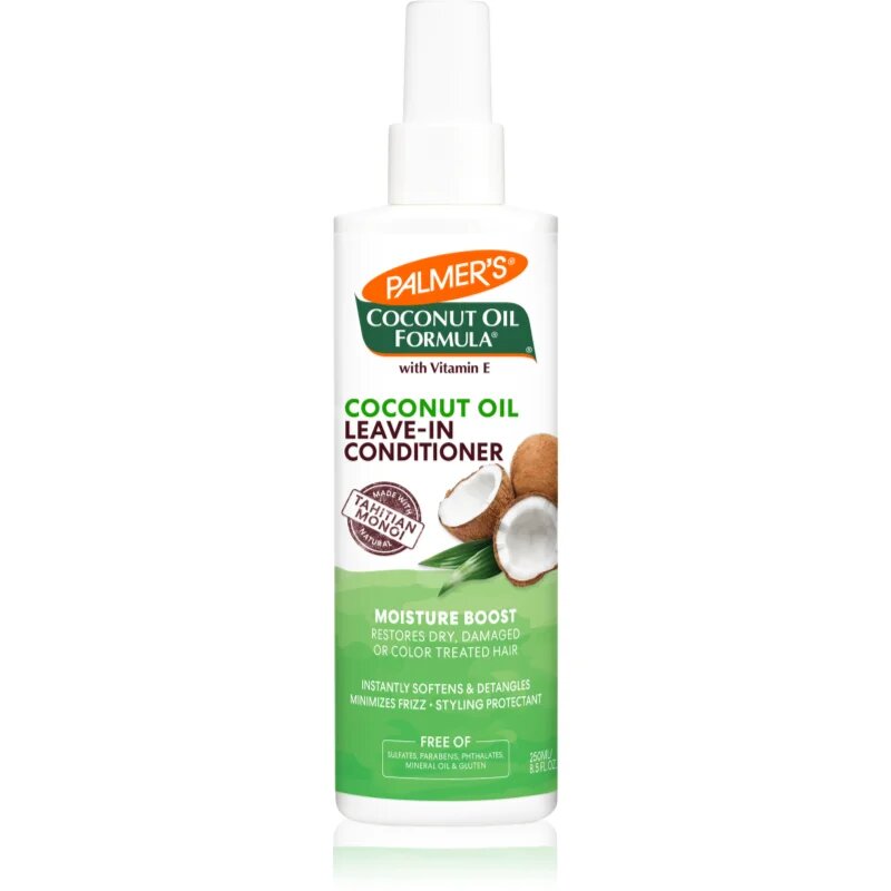 Palmer’s Coconut Oil Formula Moisture Boost conditioner Spray Leave-in pentru par uscat deteriorat si tratat chimic 250 ml