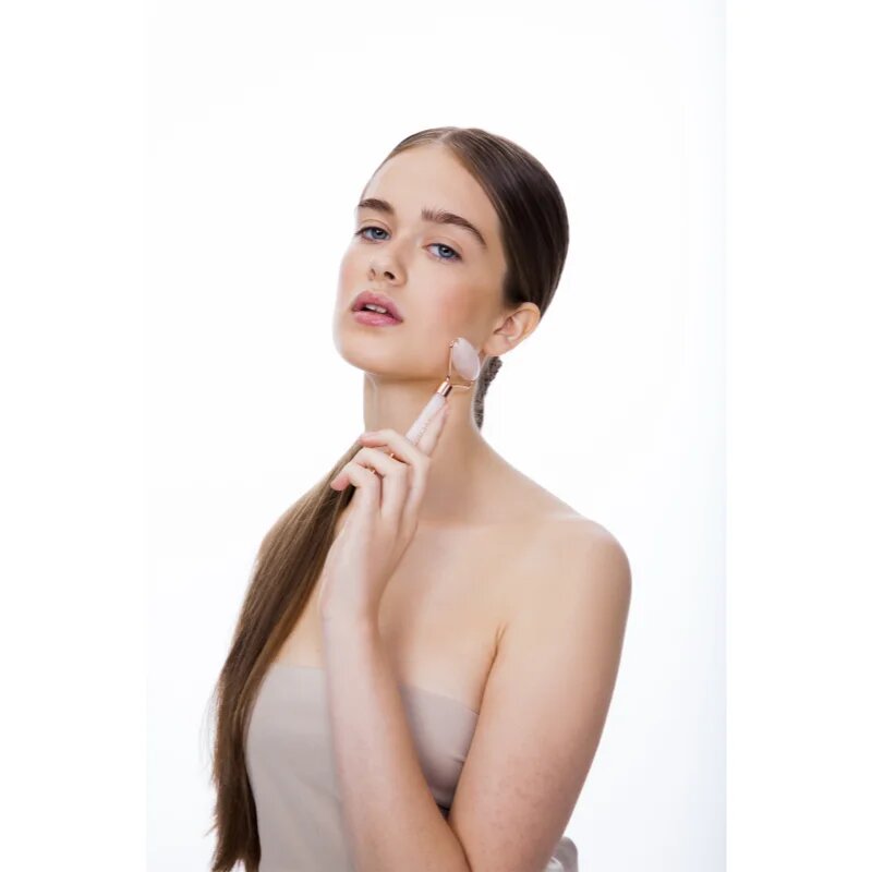 PALSAR7 Face-roller Rose Quartz rolă pentru masaj faciale 1 buc