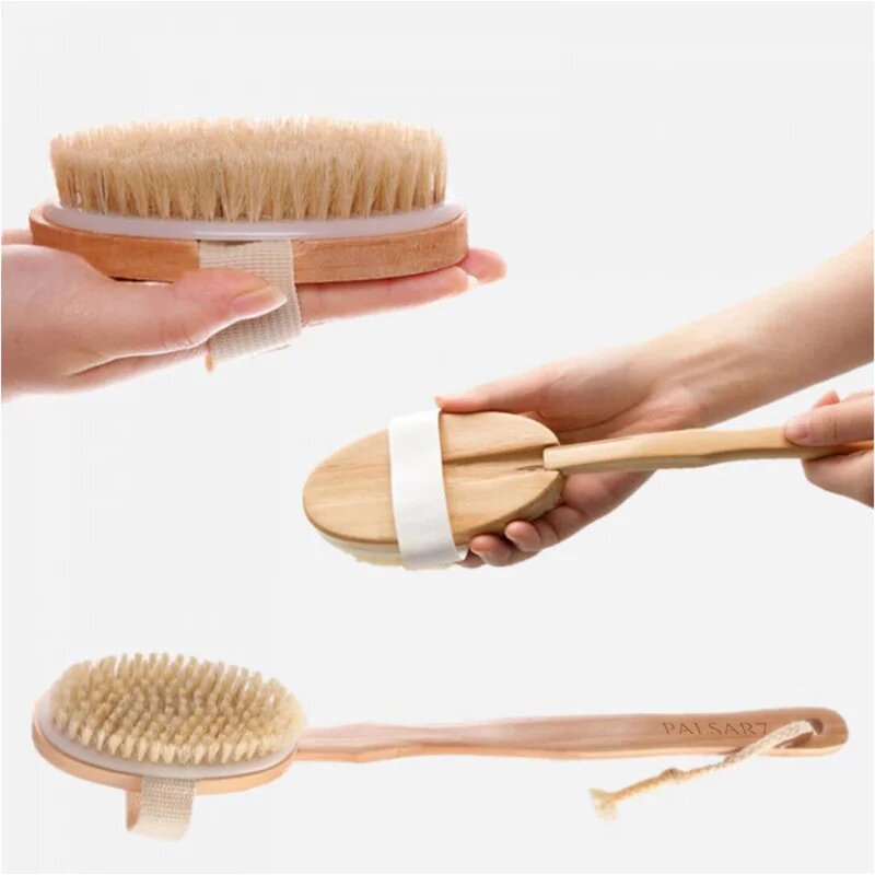 PALSAR7 Wooden Back Scrubber perie pentru spate 1 buc