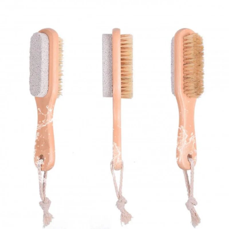 PALSAR7 Wooden Heel File with Brush piatră ponce pentru calcai 1 buc