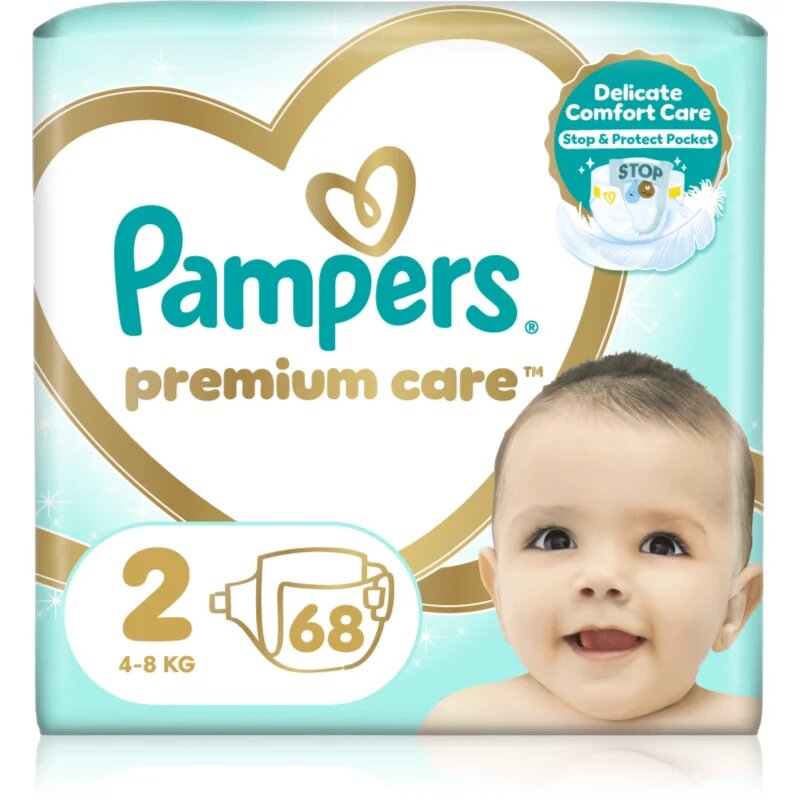 Pampers Premium Care Size 2 scutece de unică folosință 4-8 kg 68 buc
