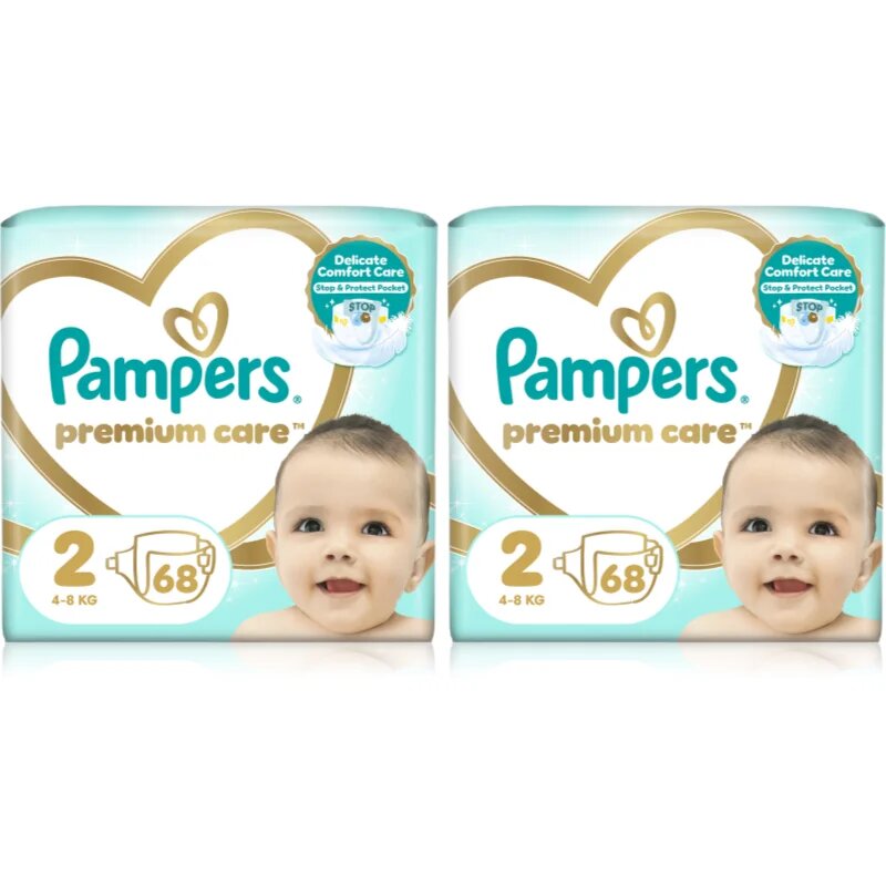 Pampers Premium Care Size 2 set pentru bebeluși și copii mici