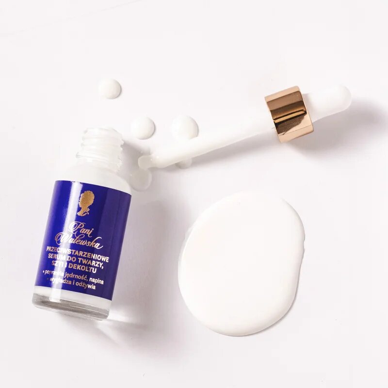 Pani Walewska Anti-Aging Face serum ser facial anti-îmbătrânire pentru fata gat si piept 30 ml