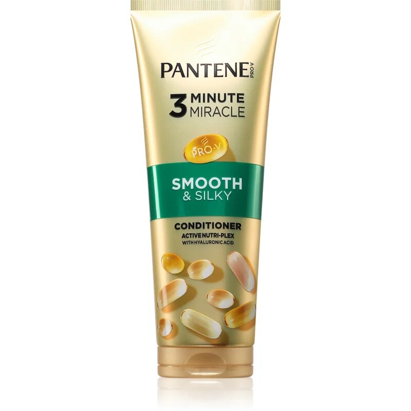 Pantene 3 Minute Miracle Smooth&Silky Balsam intens 3 minute pentru par deteriorat 220 ml