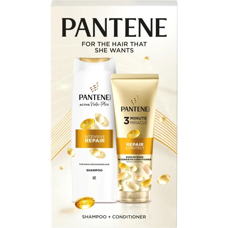 Pantene Intensive Repair Hair Set set cadou pentru par deteriorat