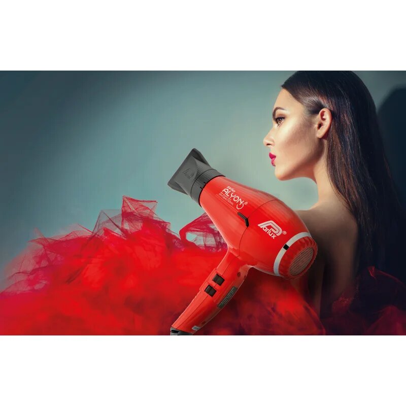 Parlux Alyon Ceramic & Ionic uscător de păr profesional cu ionizator Red 1 buc