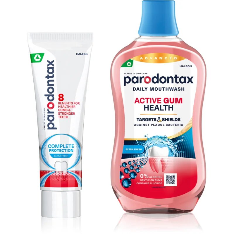 Parodontax Complete Protection & Active Gum Health Extra Fresh set pentru dinti sanatosi si gingii sanatoase