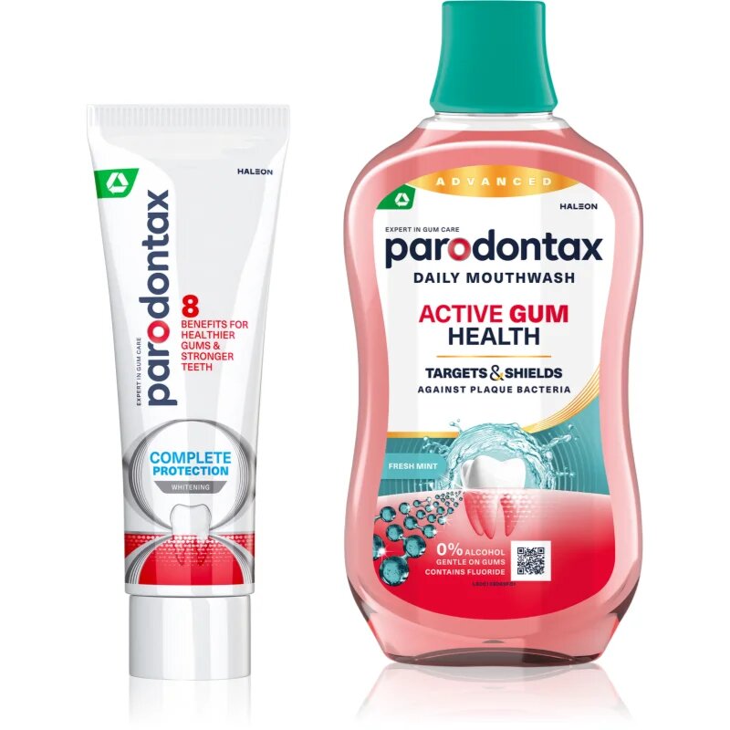 Parodontax Complete Protection & Active Gum Health Whitening set pentru dinti