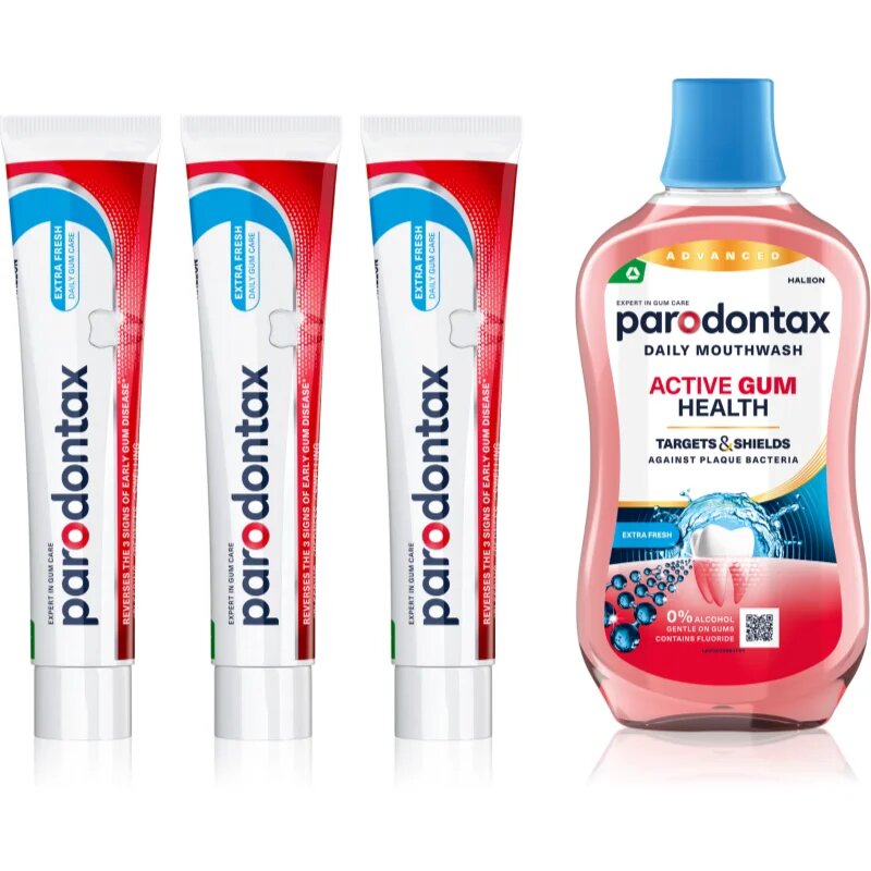 Parodontax Extra Fresh & Active Gum Health set pentru dinti