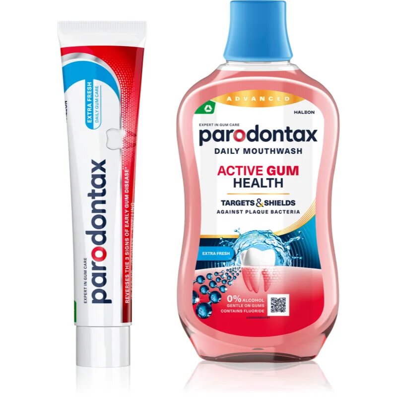 Parodontax Extra Fresh & Active Gum Health set pentru dinti