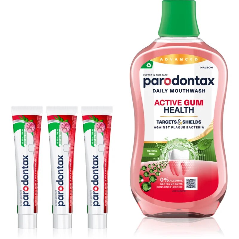Parodontax Herbal Fresh & Active Gum Health set pentru dinti