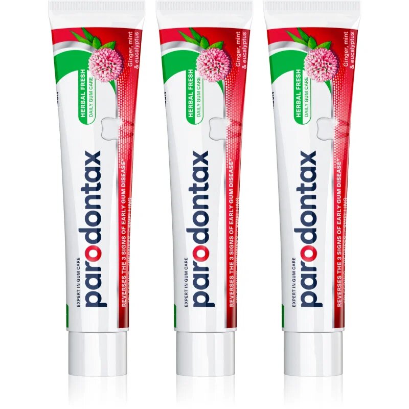 Parodontax Herbal Fresh pasta de dinti impotriva sangerarii gingiilor 3x75 ml