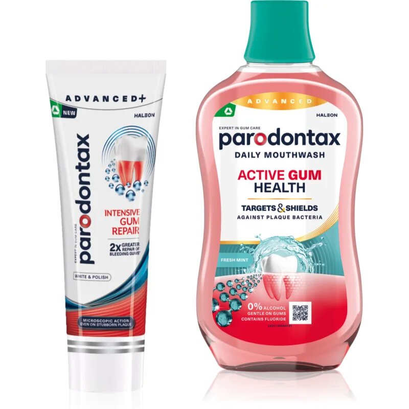 Parodontax Intensive Gum Repair White & Active Gum Health set pentru dinti