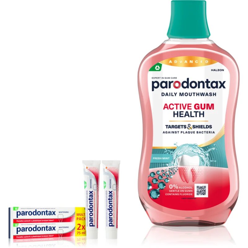 Parodontax Whitening & Acive Gum Health set pentru dinti
