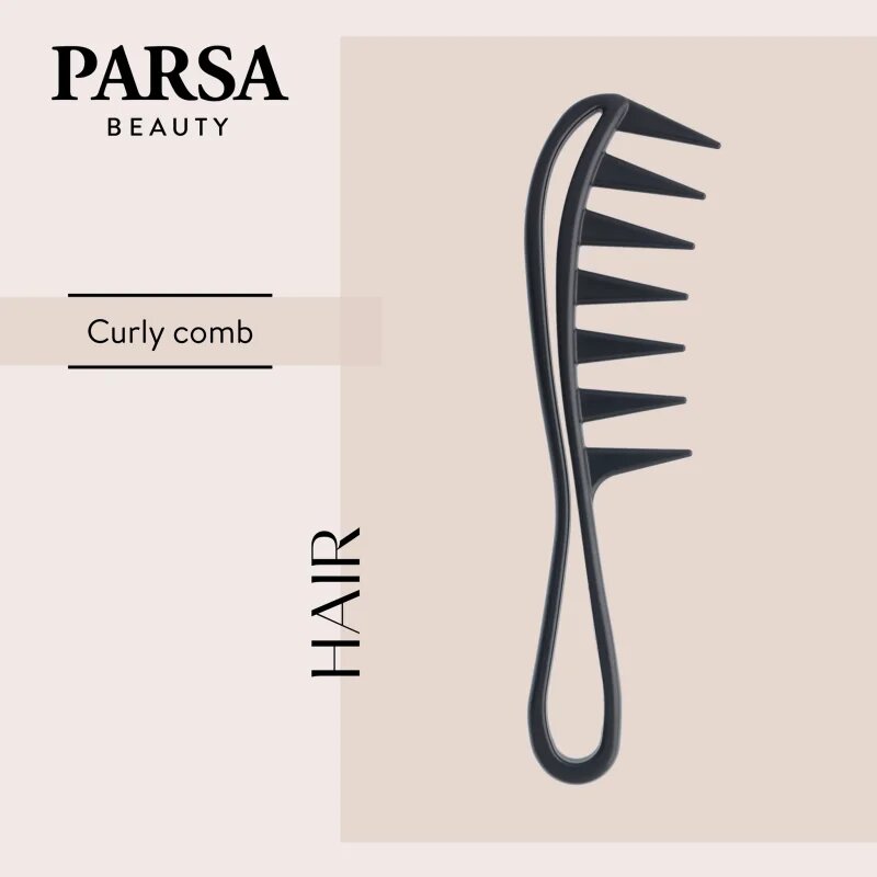 Parsa Beauty Curly Hair Comb pieptene pentru parul cret 1 buc