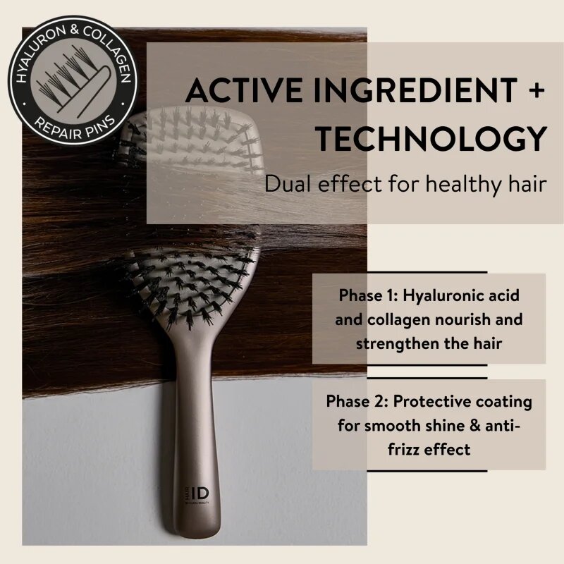 Parsa Beauty ID Anti-Frizz perie de tip paletă anti-electrizare 1 buc