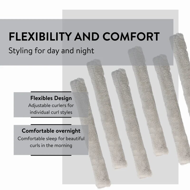 Parsa Beauty ID Microfibre Bendy Rollers set pentru ondularea părului 6 buc