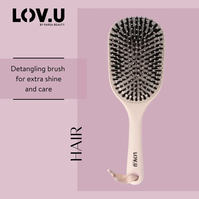 Parsa Beauty LOV.U Paddle perie de tip paletă 1 buc