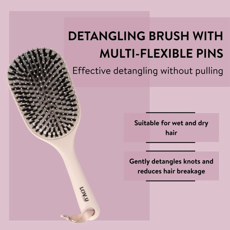 Parsa Beauty LOV.U Paddle perie de tip paletă 1 buc