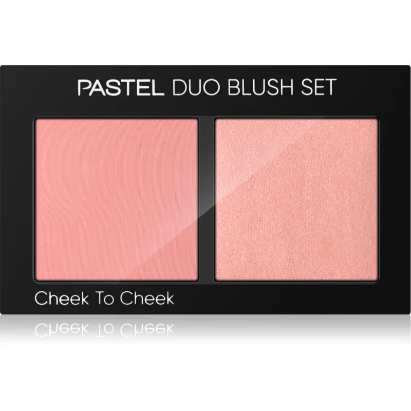 Pastel Profashion Duo Blush Set Cheek To Cheek paleta fard de obraz culoare 10 Hot Pink 2x4.3 g