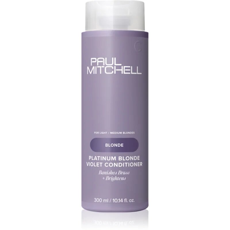 Paul Mitchell Blonde Platinum Blonde Violet Conditioner balsam de par violet pentru părul blond şi gri 300 ml