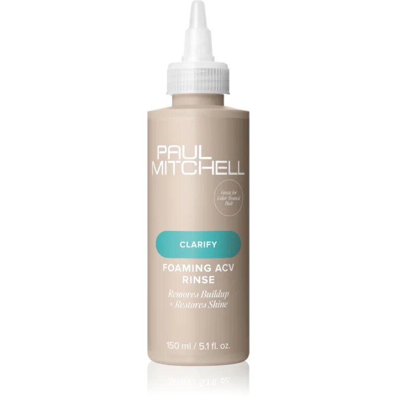 Paul Mitchell Clarify Foaming ACV Rince gel exfoliant delicat pentru păr 150 ml